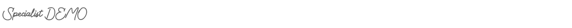 Specialist Specialist Bold.ttf font preview
